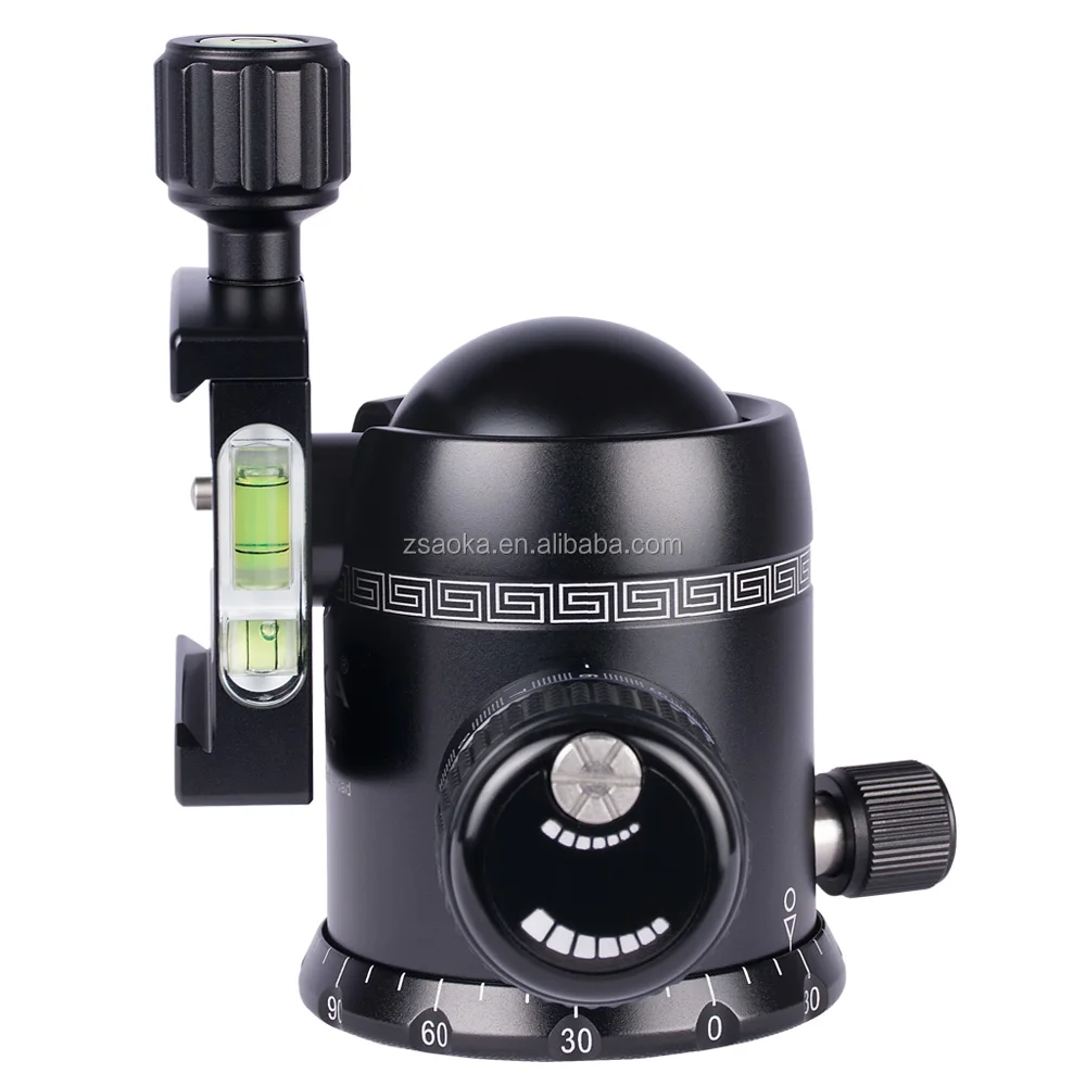 
360 degree panoramic aluminum alloy tripod ball head for camera 