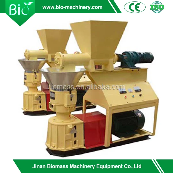 Poland best seller flat die pellet mill Rice bran wood pellet machine SKJ250,SKJ300