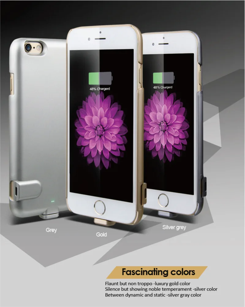 2000 мАч power bank удобство внешняя батарея телефон металлический корпус для apple iphone 6 плюс