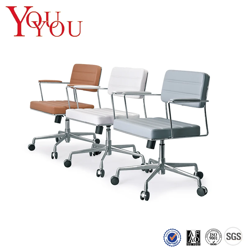 OEM ODM fashion Stable design high density sponge black pu executive office modern leather lounge chair