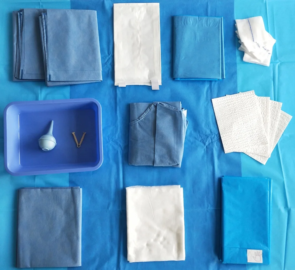 
Medical Surgical Delivery Pack Sterile Disposable Obstetrics vaginal birth pack 