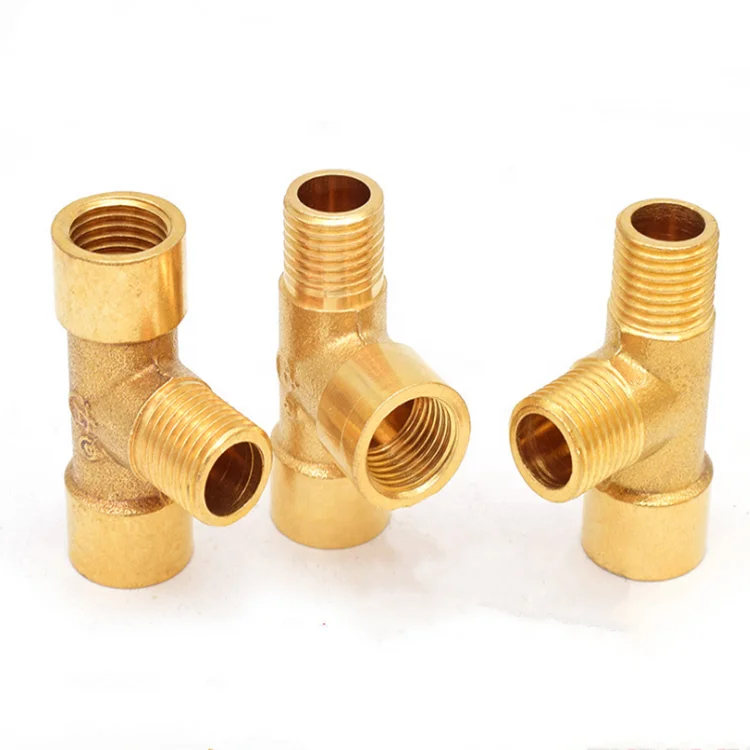 Hot Sale 15-22mm Brass Tee Plumbing Pex Fittings