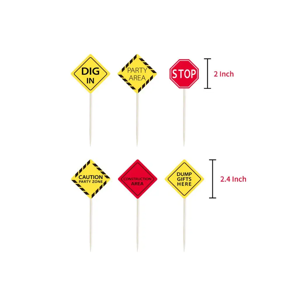 Easternhope Construction Birthday Party Supplies Dump Truck Party Decorations Kits Set for Kids Birthday Party