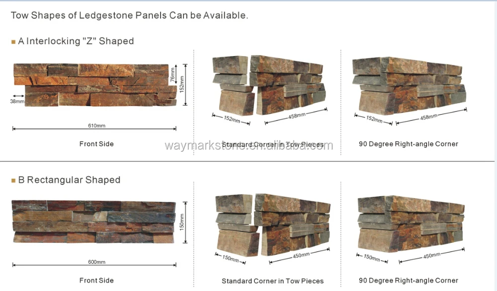 
Rustic Mica Schist Natural Stone WP-N49 