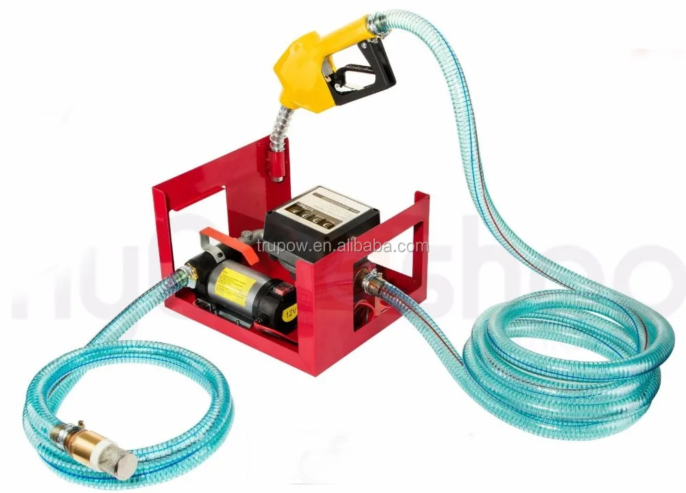 NEW 12V DC Electric Transfer Pump with Meter Oil Bio-Diesel Commercial Fuel Diesel