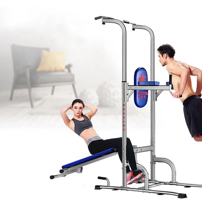 Hot Selling Pull Up Dip Station Gym Bar Power Tower For Wall Mounted And Multi Grip Chin
