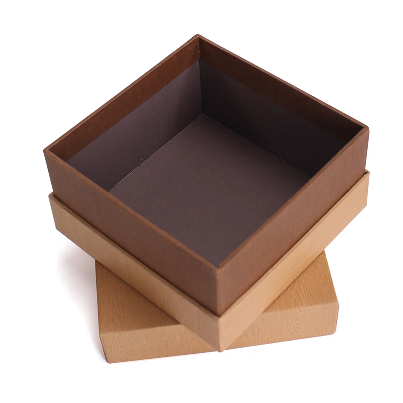 Custom brown kraft cardboard paper packaging wedding gift soap boxes supplier