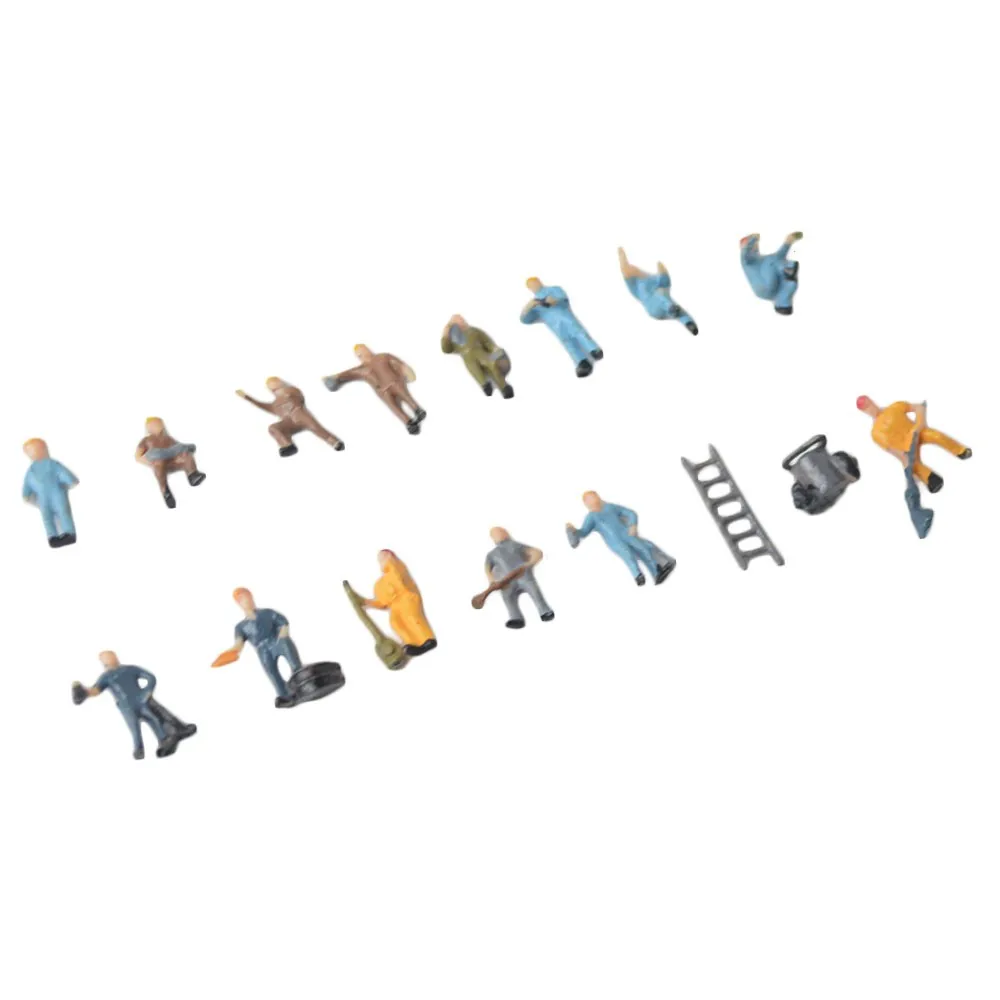 Пластиковые миниатюрные рабочие фигурки в стиле Хо в 1/87 и 1/50 гг.