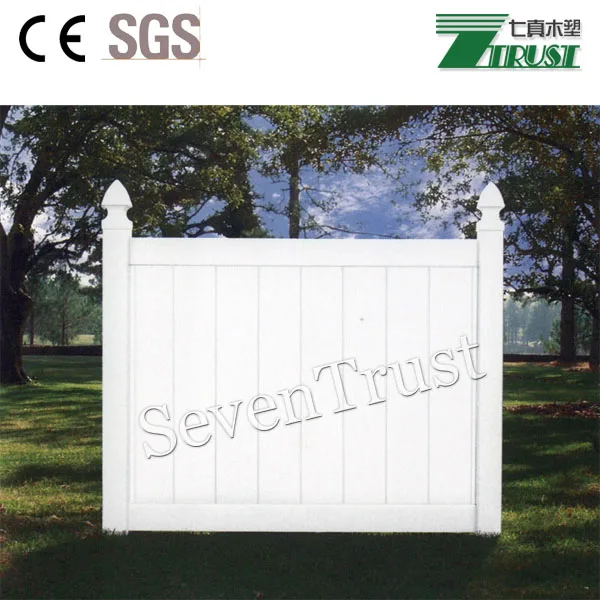 Home back yard fence, wind-resistant strong PVC fence