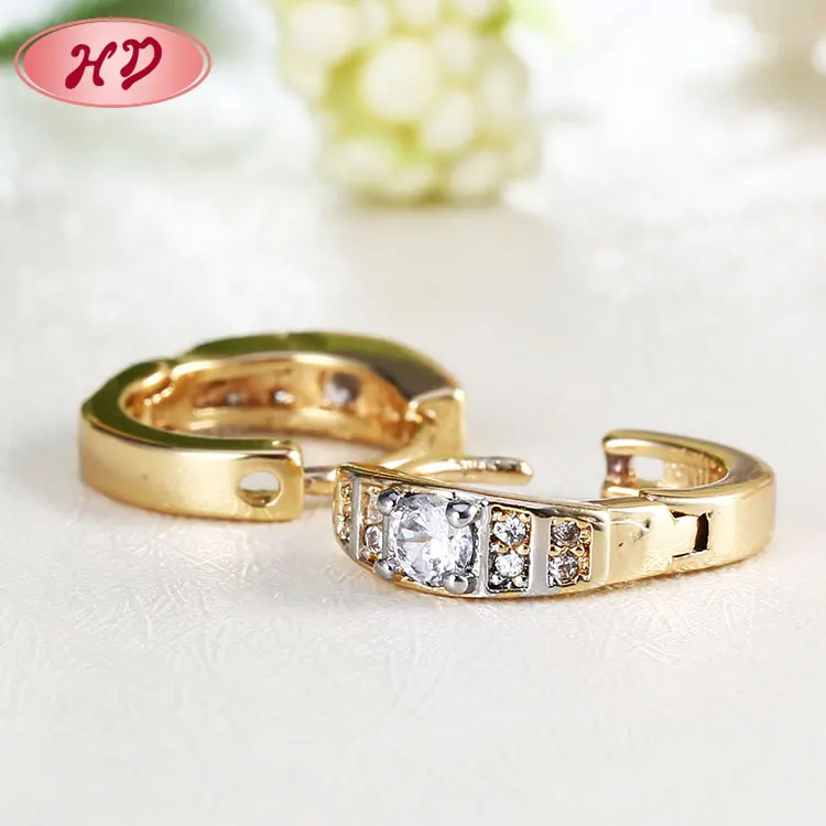 Manufacturer Fashion 18K Jewelry Turkish Gold Earrings Fancy Party Earrings,All Types Of Earrings