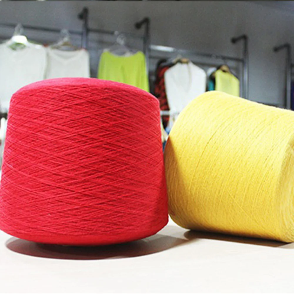 
Dyed 100%cotton combed yarn for knitting 