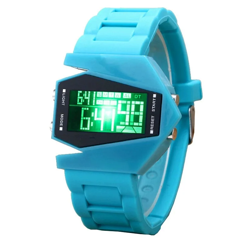 Мультяшный подарок светодиодные цифровые часы водонепроницаемый трекер наручные часы спортивные детские часы для детей