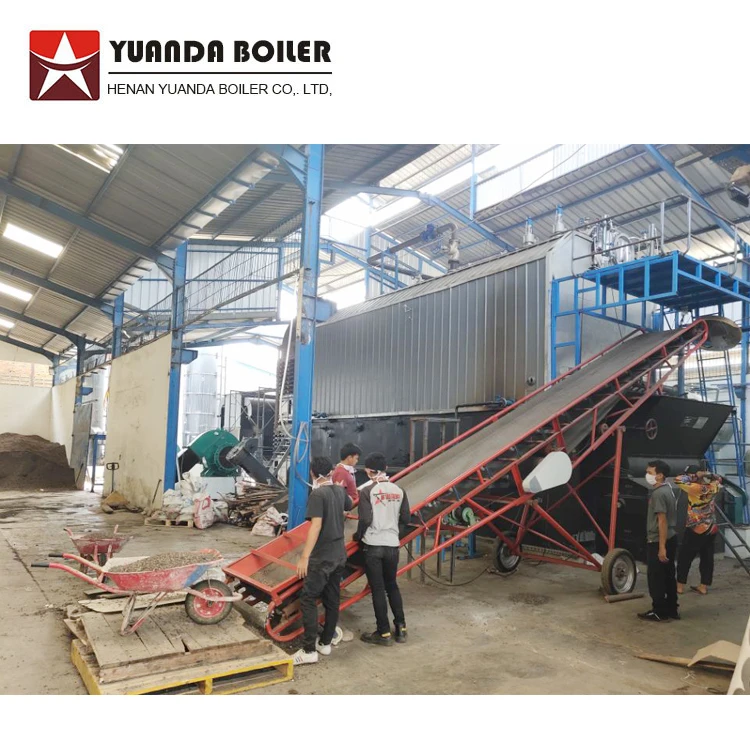 China Industrial Solid fuel wood pellet biomass steam boiler