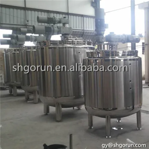 
shampoo/daily chemical/juice stainless steel mixing tank with heating 