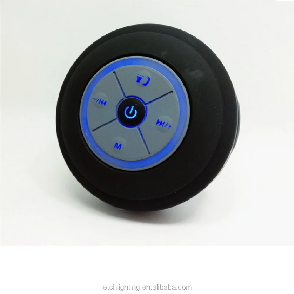 Q9 Waterproof Card Function Bathroom Wireless Led Light Speakers