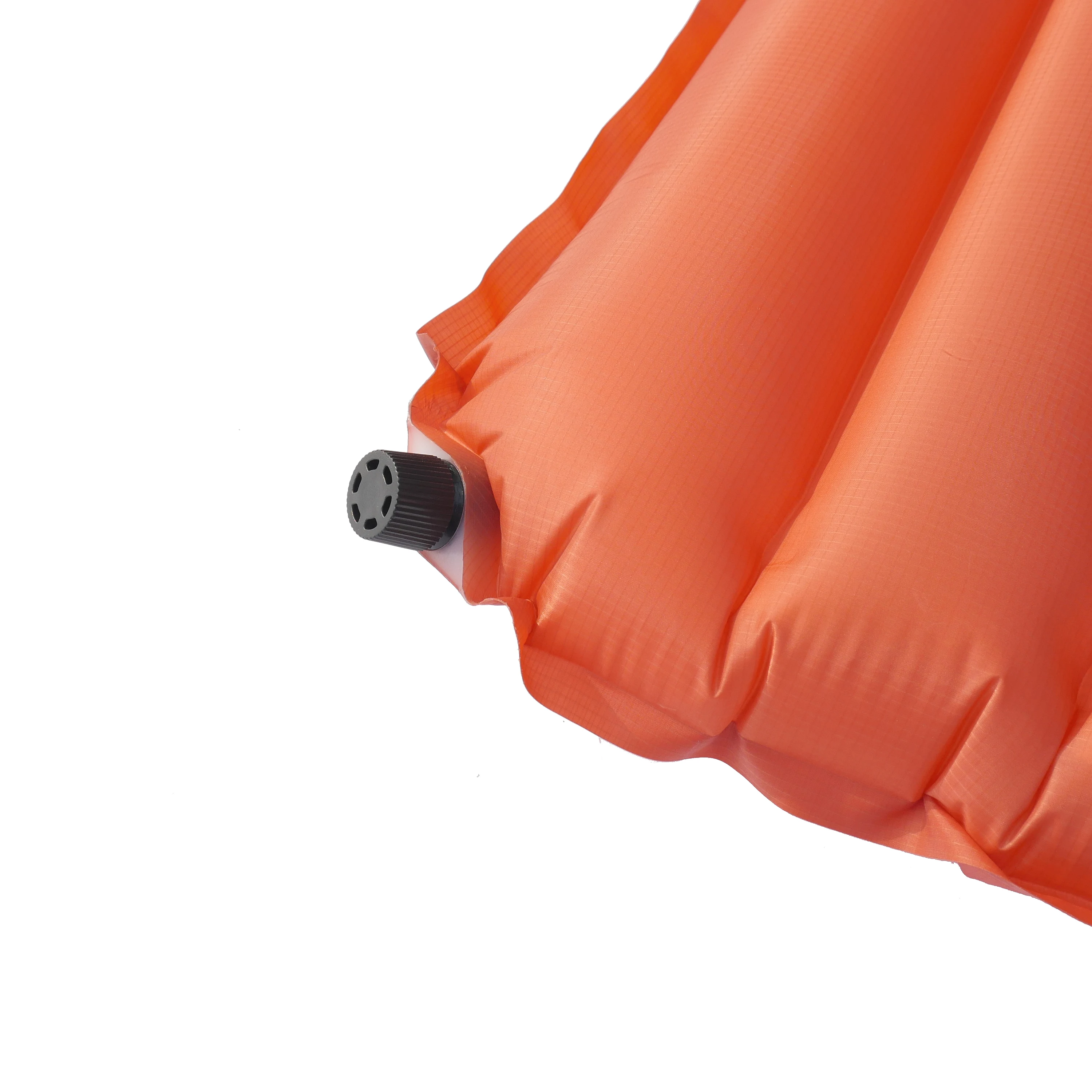 Two valves Pump inside self inflating camping sleeping pad for outdoor relaxing and travel
