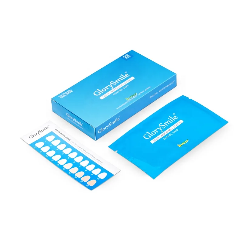 
CE Approved Teeth Whitening Products Tooth Bleaching Non Peroxide 3D Advanced Teeth Whitening Strips Private Label 