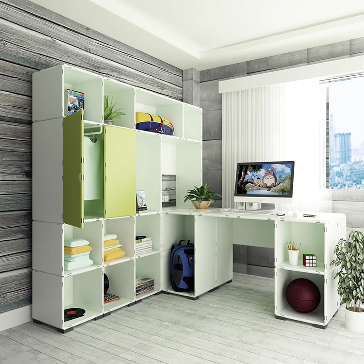 
New ABS wholesale DIY assemble large plastic storage cabinet wardrobe with door 