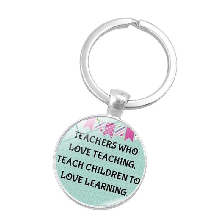 Wholesale Personality Cheap OEM Silver Stainless Steel Custom Printed Keychain With Logo