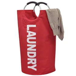 Hot Sale Laundry Wash Bag With Handmade Dirty Laundry Bag With Aluminum Handles