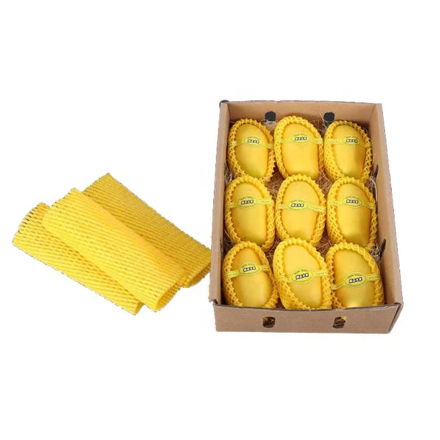 Дешевая биоразлагаемая пенопластовая пластиковая сетка для упаковки фруктов