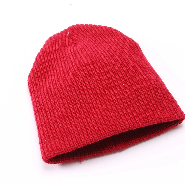 
Custom Acrylic Knit Women Cap Beret Beanie Bobble Crochet Hat 