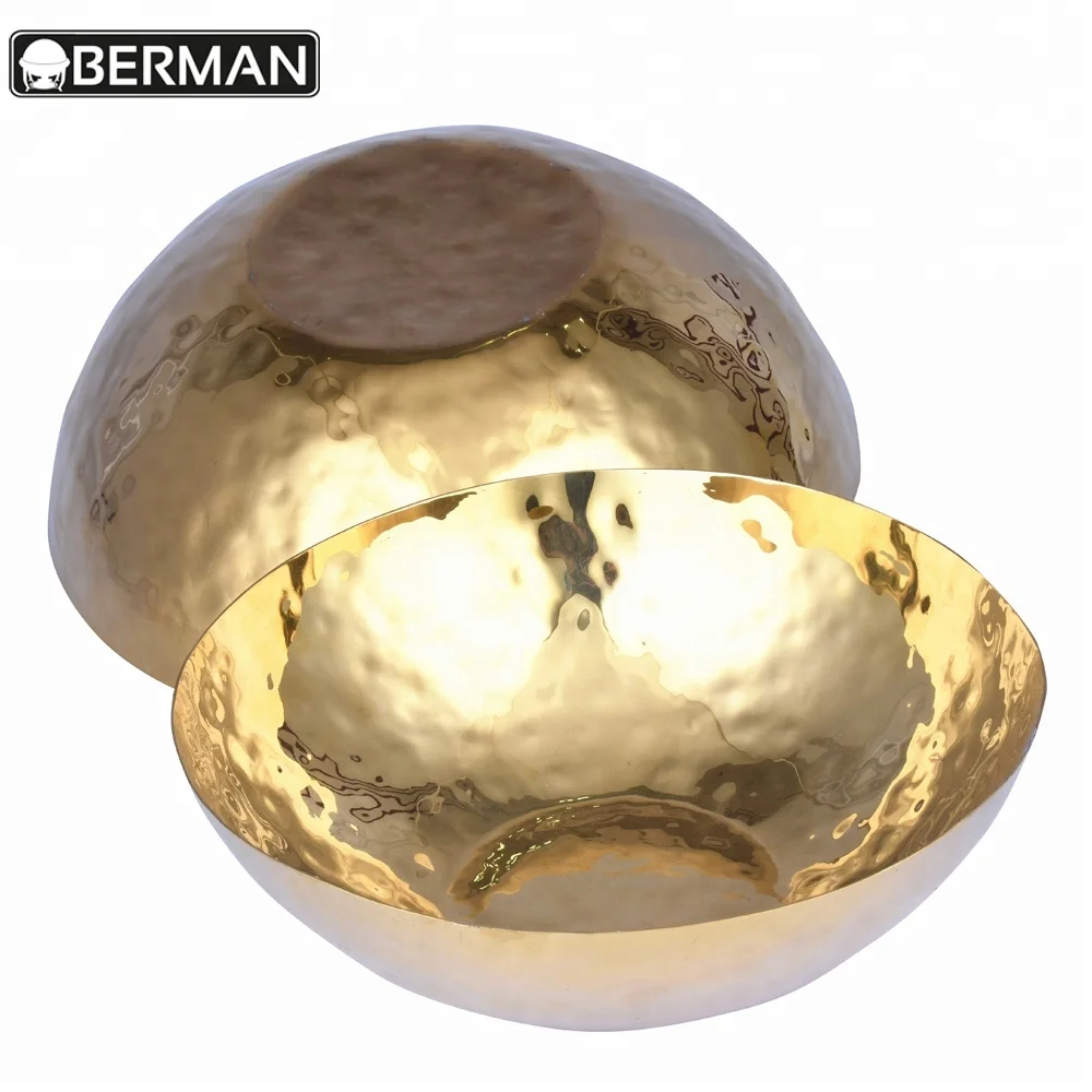 Restaurant equipment price list silver brass antique hammered metal gold plated fruit bowl