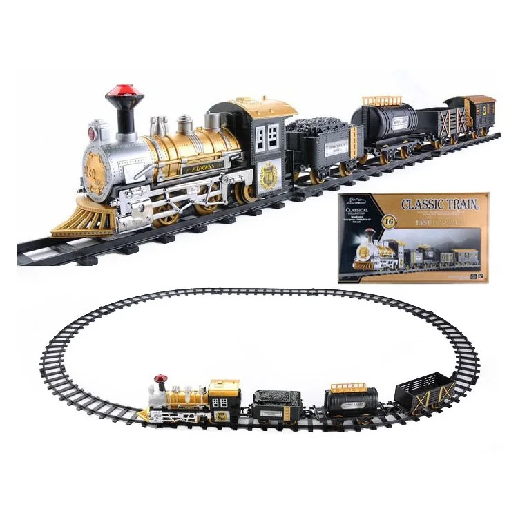 2021 Elegance Christmas Toys Electric Rail Train Set With Light And Music (60692583616)