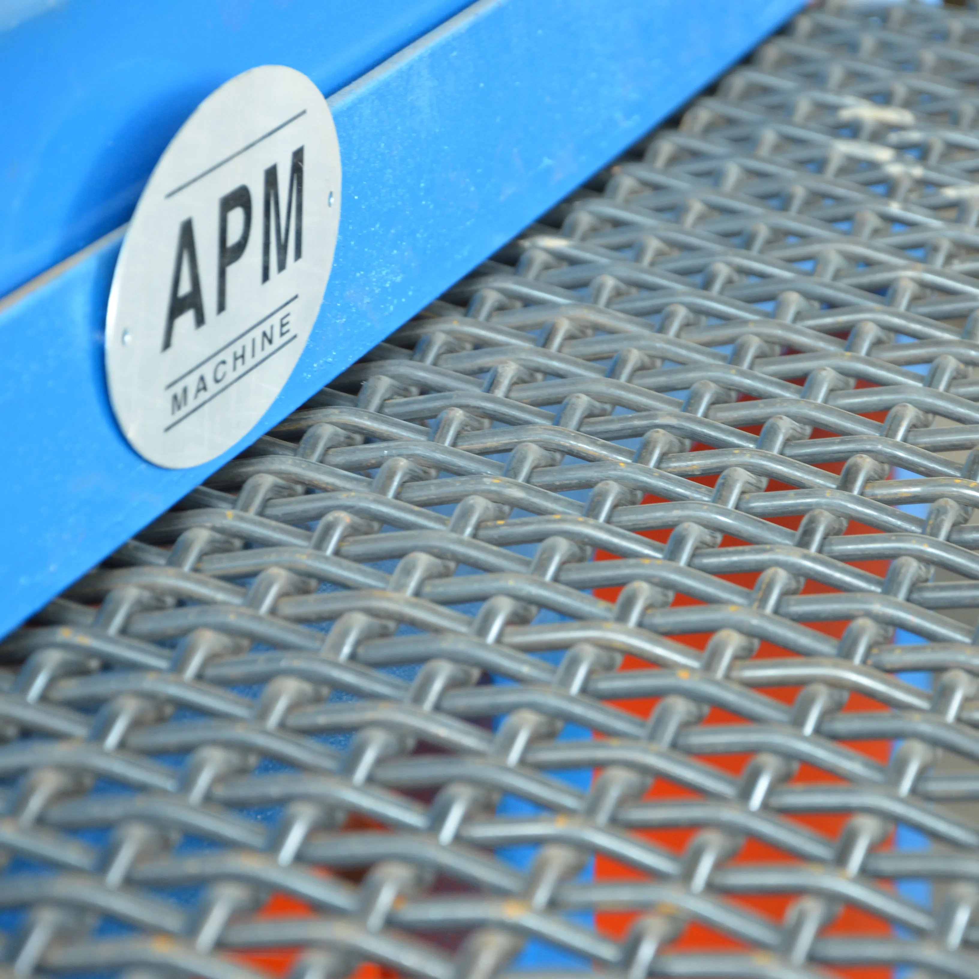 
APM New Hydraulic Crimped Steel Mesh Weaving Machine/Thick Wire Crimping Mesh Machine/Mining Screen Mesh Machine 