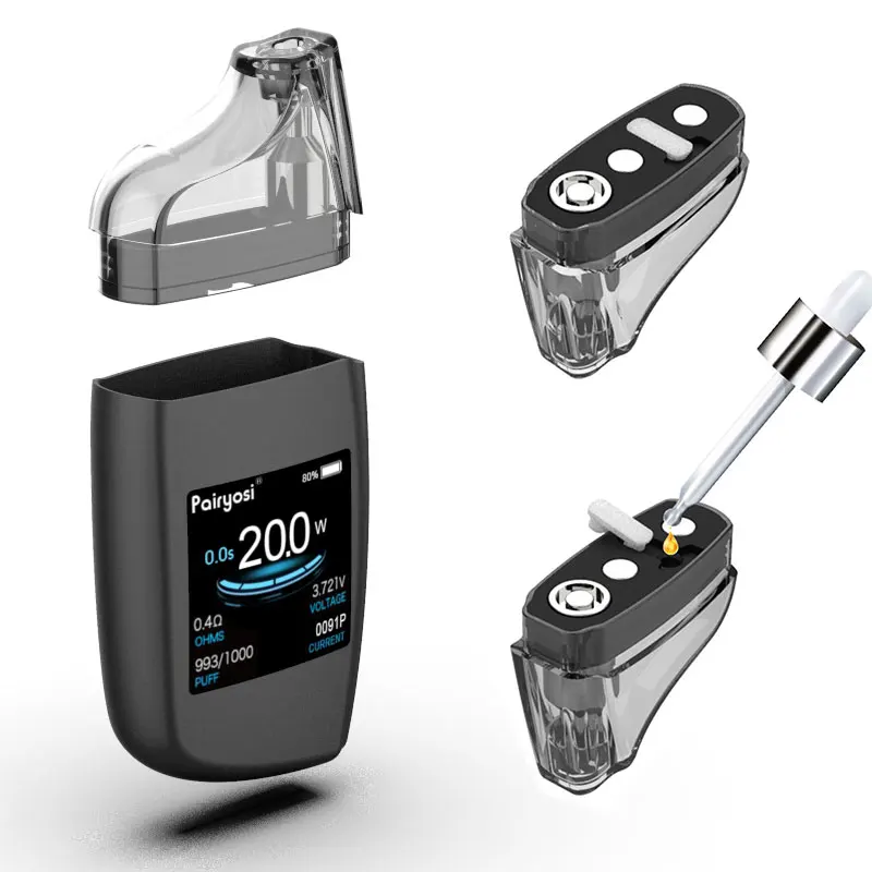 
2019 The 4.0ml Full HD Screen Pod System SE Pod Mod Vape From Pairyosi E Cig Pod 