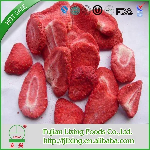 Hot sale 100% pure natural organic high quality  Freeze dried fruit of strawberry