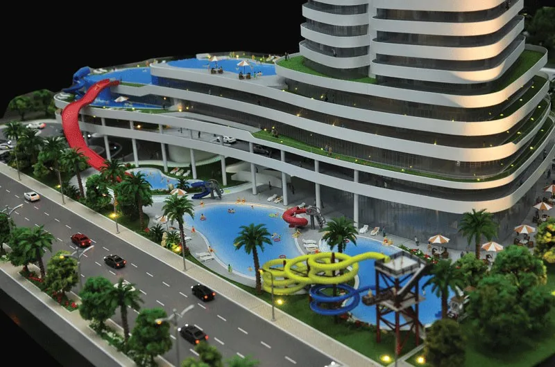Architecture Scale Model for Hotel