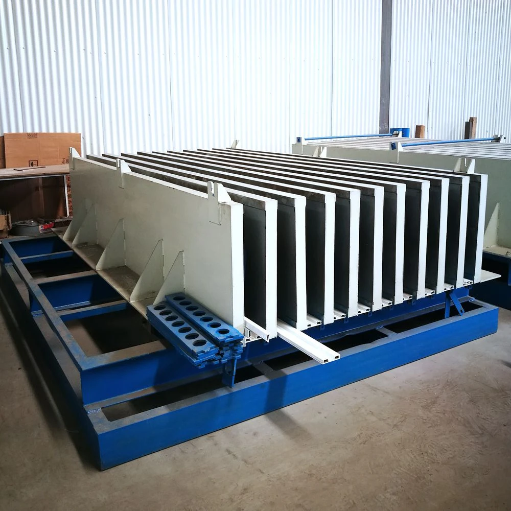 
precast hollow core slab production machine 