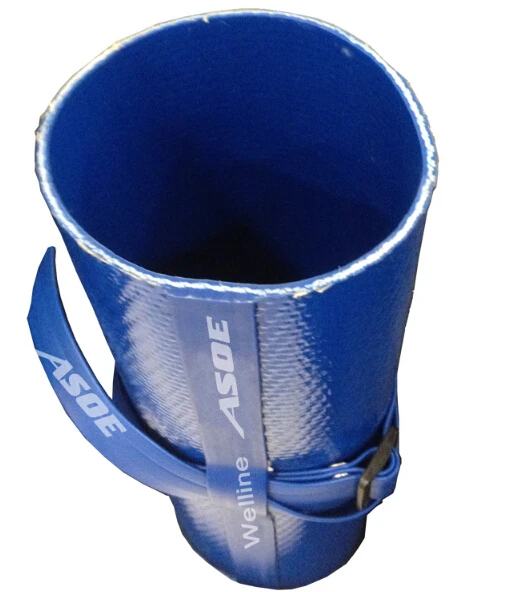 2inch ASOE Flexible drop pipelines well water riser blue PU hose NSF 61 agriculture mining hose
