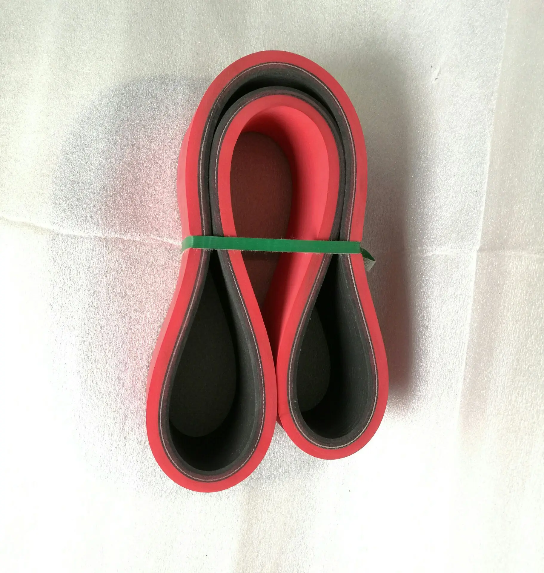 Multi Ribbed Belts Coated With Red Rubber(Section PL 100x1460)