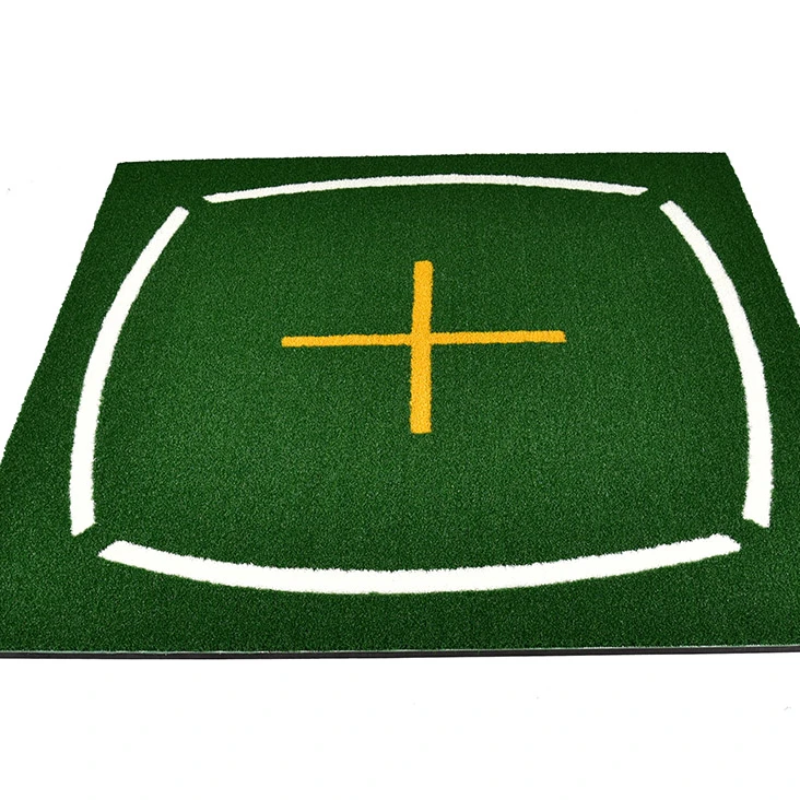 
commercial 1515BJ-1 nylon turf golf practice mat, golf training teaching mat with cross 