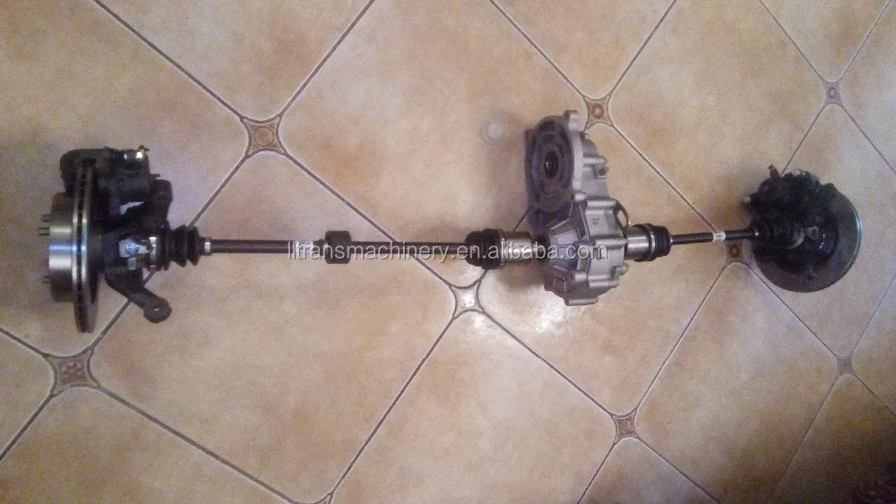 3-10 кВт электрический двигатель, переднее движение, независимая подвесная ось