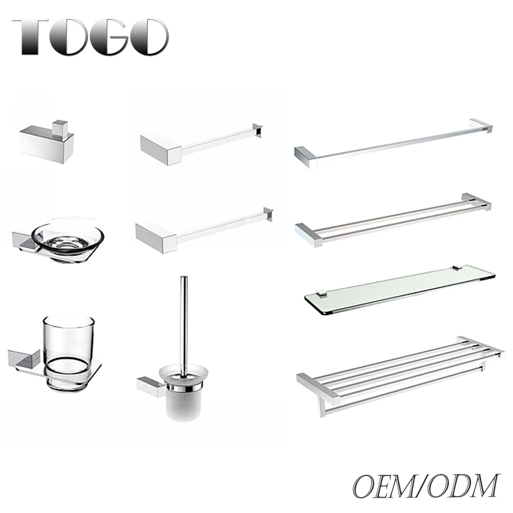 Chrome Аксессуары для ванной, ванная оборудования из нержавеющей стали