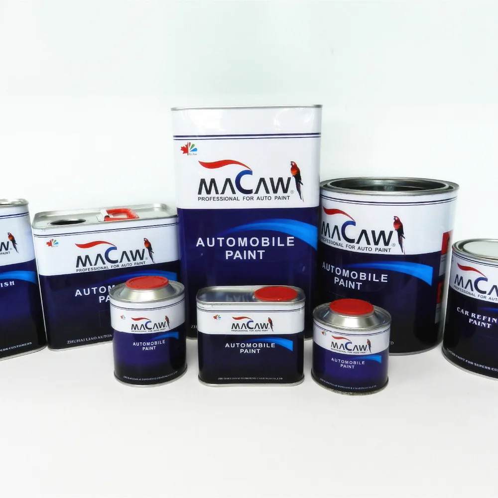 Macaw 2K acrylic primer car paint new pigment and binder fast dry hardener mirror effect car paint good resins
