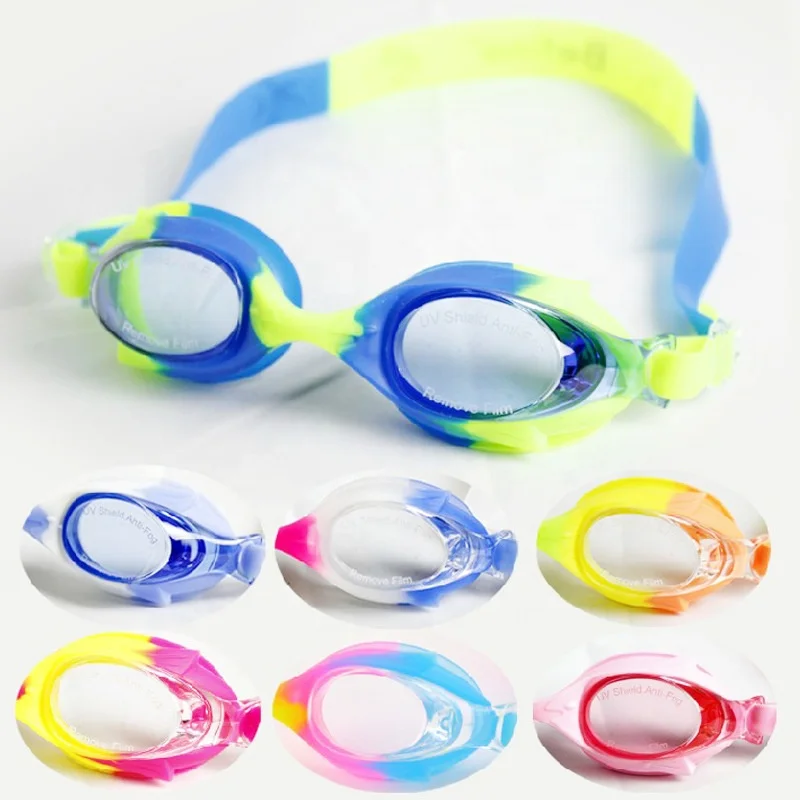 
Sinle swimming goggles no leaking anti fog uv protection cooloo kids swim goggles 