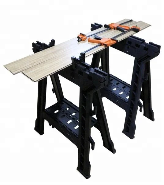 Foldable sawhorse, sawhorse for chainsaw, easy sawhorse