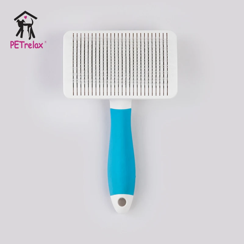 manufactory wholesale pet self cleaning brush,for dog and cat grooming comb