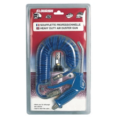 
Sets of European Style Pneumatic Heavy Duty Air Duster Gun Kit Air Blow Gun Kit For Blowing Dust With 6*4 /5*8 PU Air Hose 
