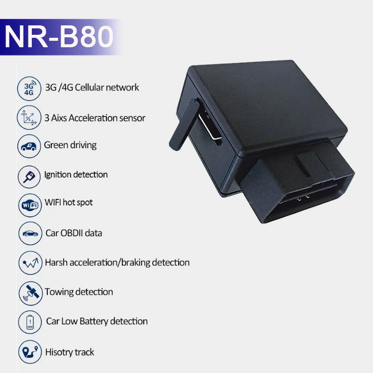 China Manufacturer Car Tracking Device  wifi hotspot obd GPS tracker 4G tracking device with open source SDK