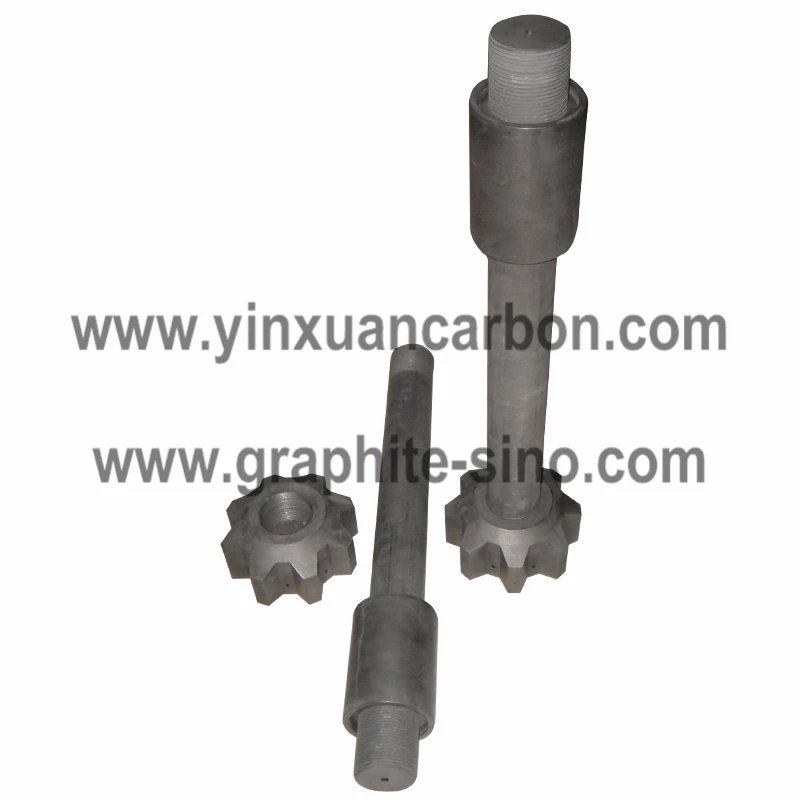 Дегазации Графитовые полюс и рабочее колесо блендер ротора