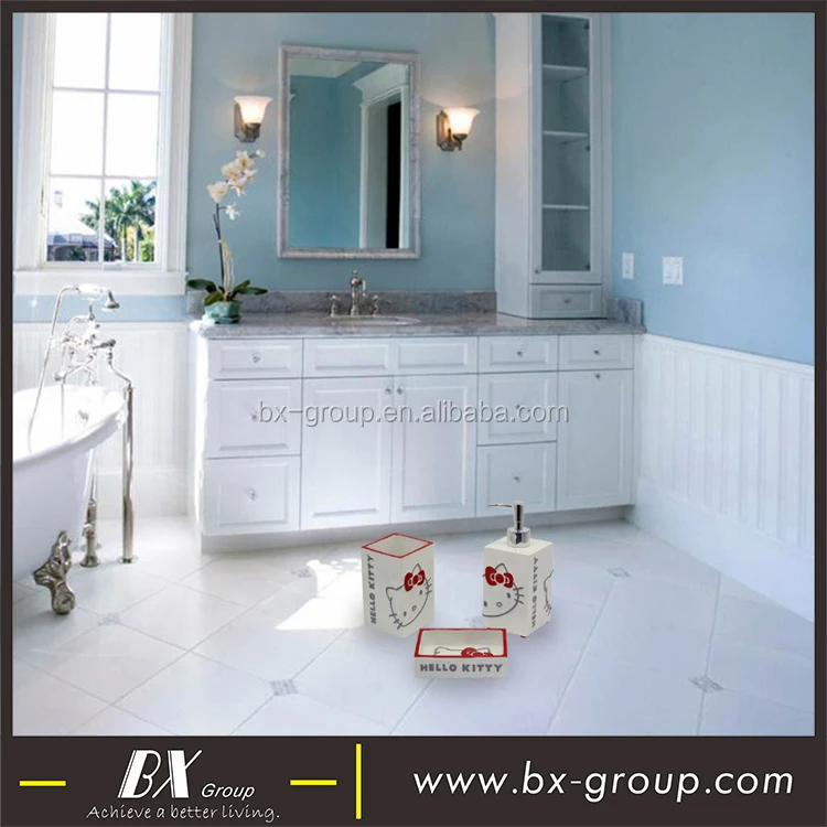 Набор детских аксессуаров для ванной из полирезины с мультяшным hello kitty для детей BX Group