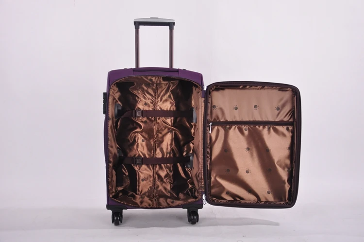 600D polyester materials new design traveling spinner  outdoor suitcases luggage set with good quality