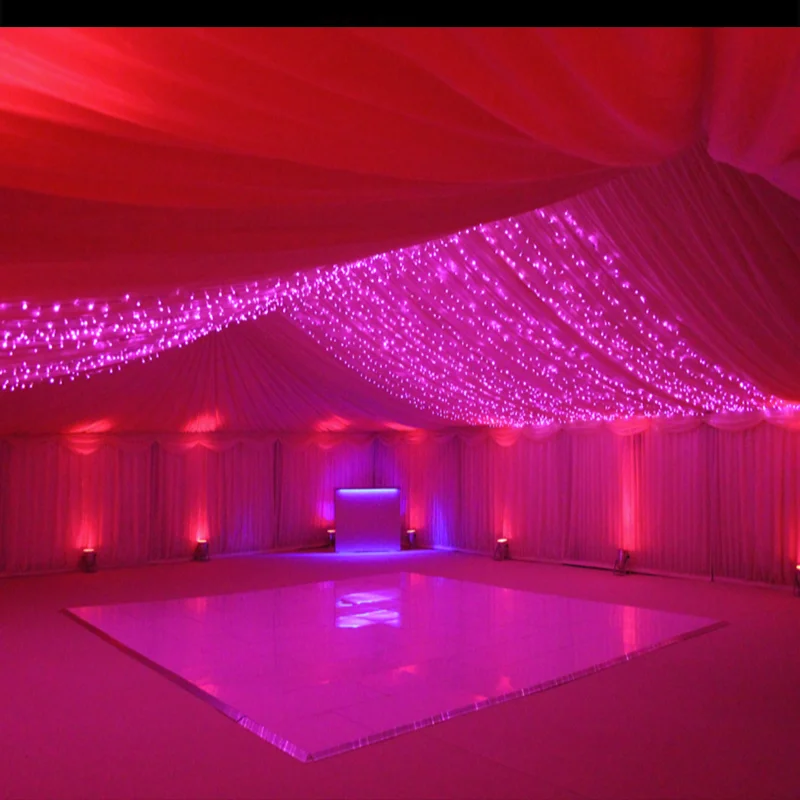 Wedding Ceiling LED Light String Ceiling Net Fairy Lights for Party Canopy Indoor Decoration