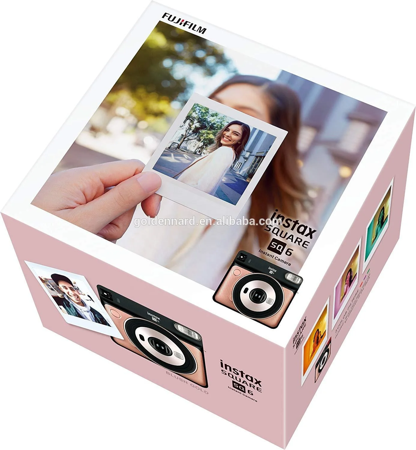 
Fujifilm Instax SQUARE SQ6 Instant Film Photo Camera Blush Gold /Graphite Gray /Pearl White Colors 