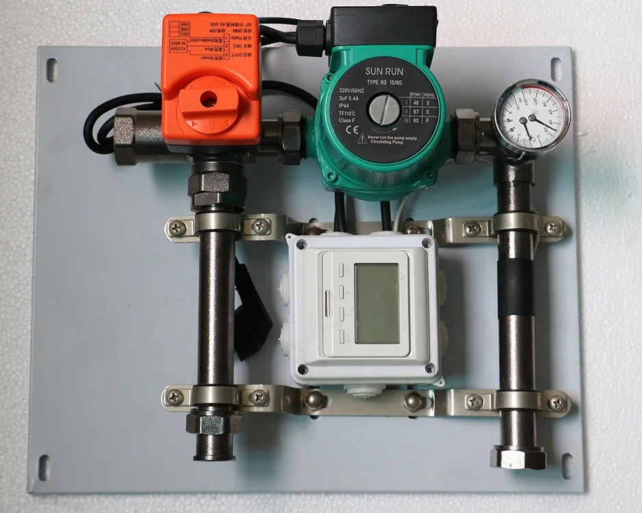 Water Mixing Temperature Control Center Products for Floor Heating System Manifold Water Pump